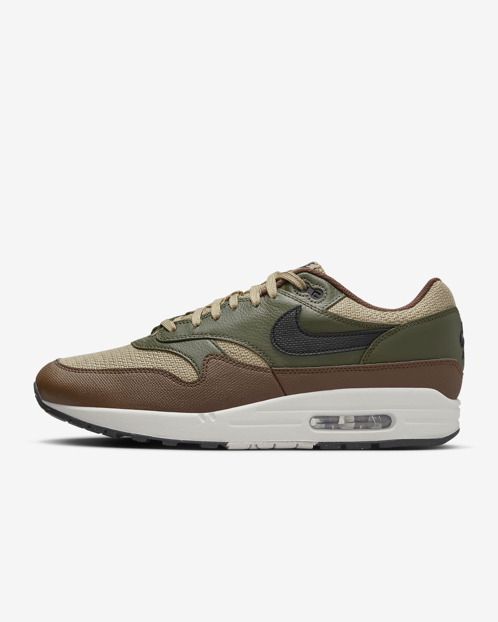 Nike Air Max 1 Essential Premium Neutral Olive/Cargo Khaki/Cacao Wow/Black HF1516-200