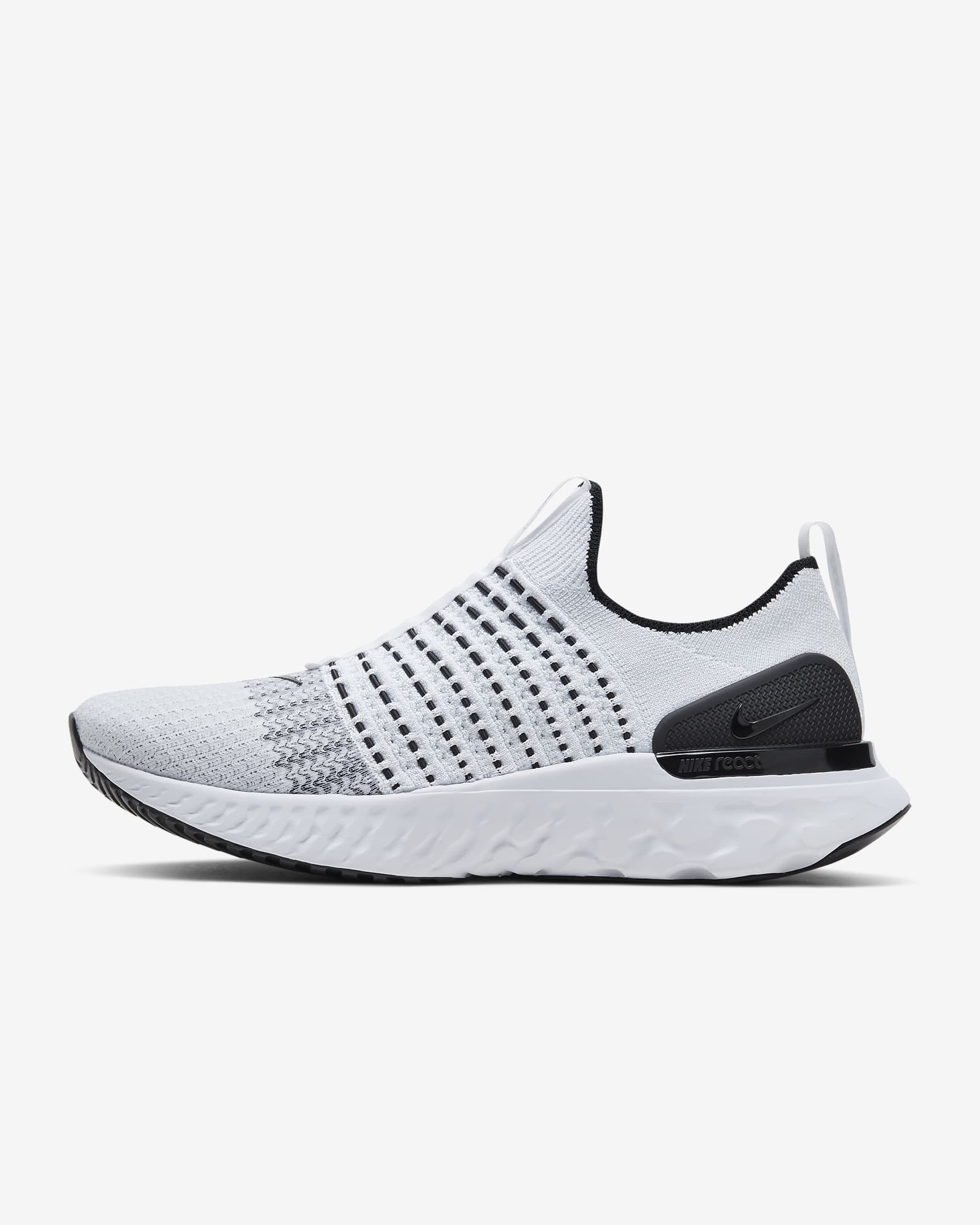 Nike React Phantom Run Flyknit 2 True White/Black/Pure Platinum/White CJ0277-100