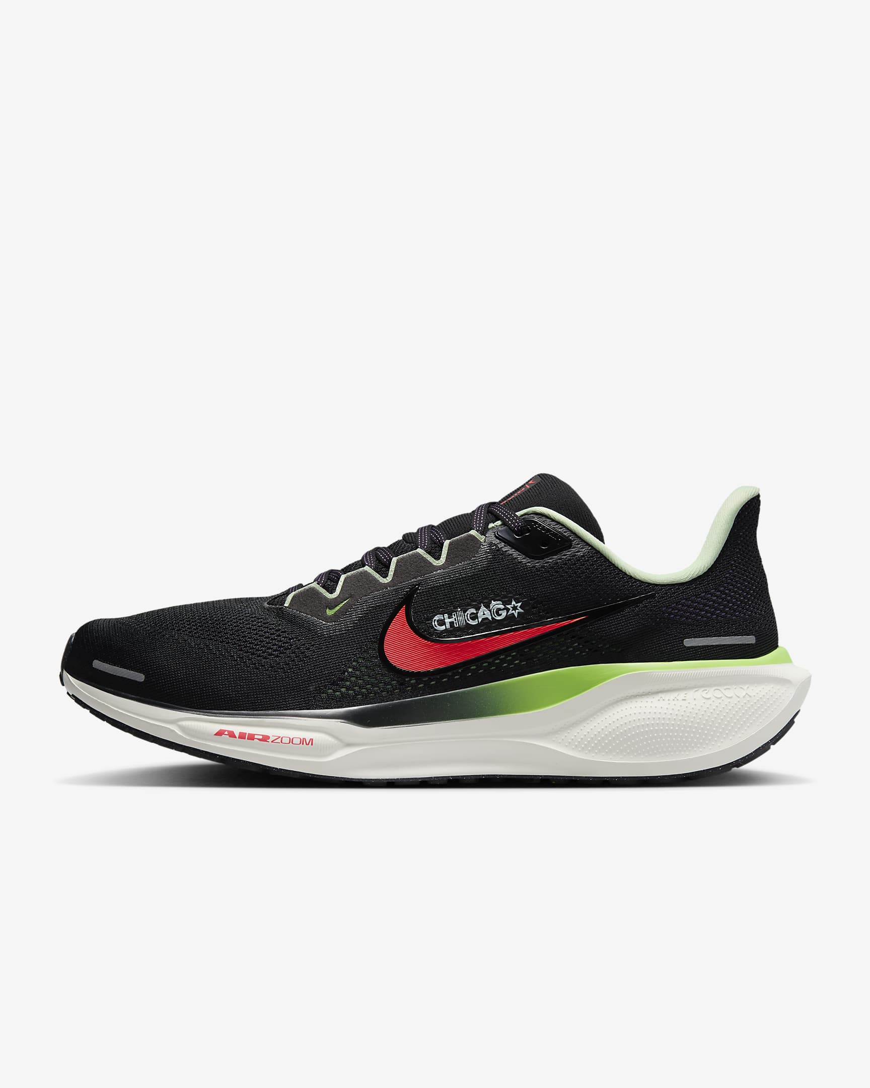 Nike Pegasus 41 Black/Scream Green/New Orchid/Bright Crimson HJ9062-010