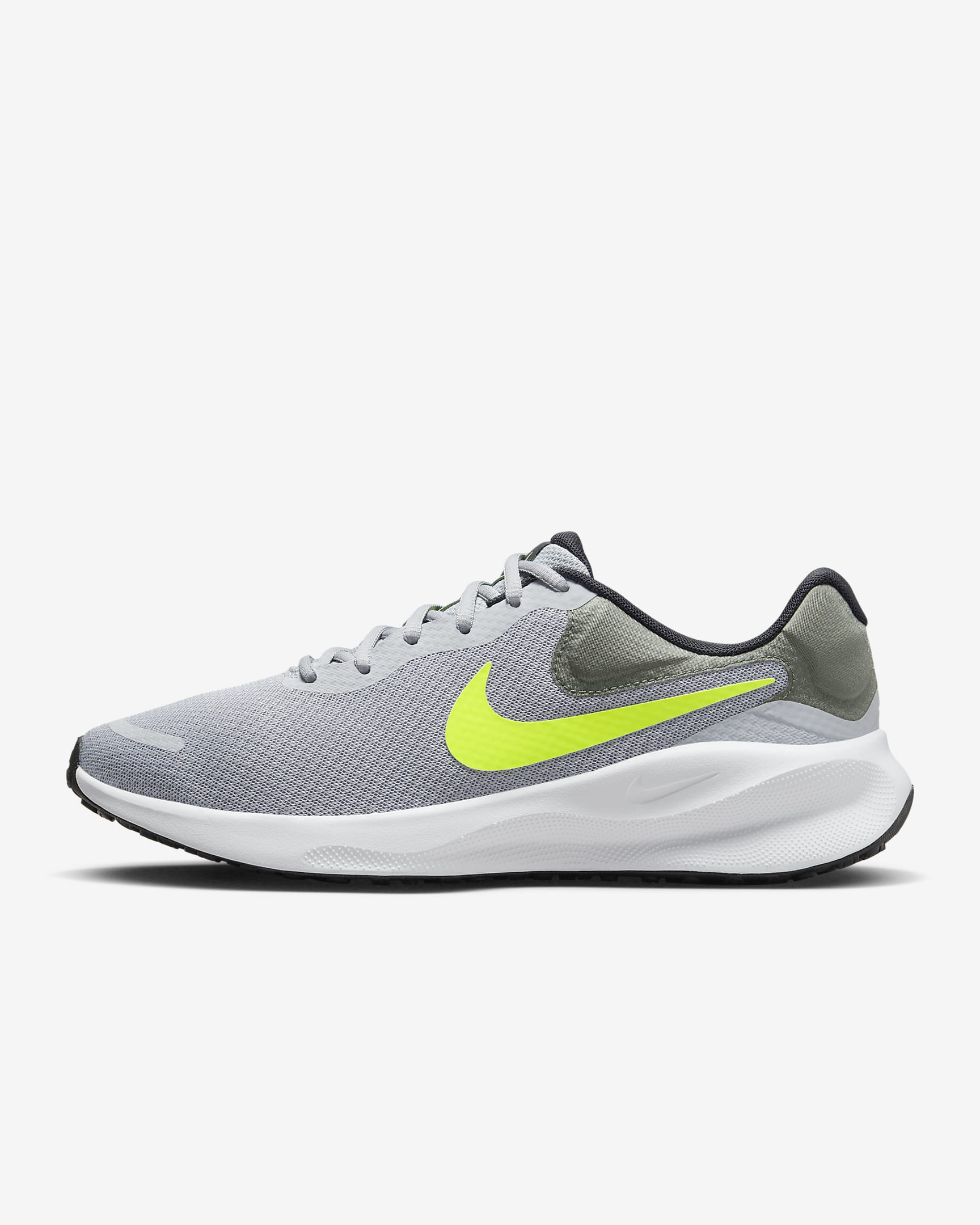Nike Revolution 7 Wolf Grey/Smoke Grey/Black/Volt FB2207-002