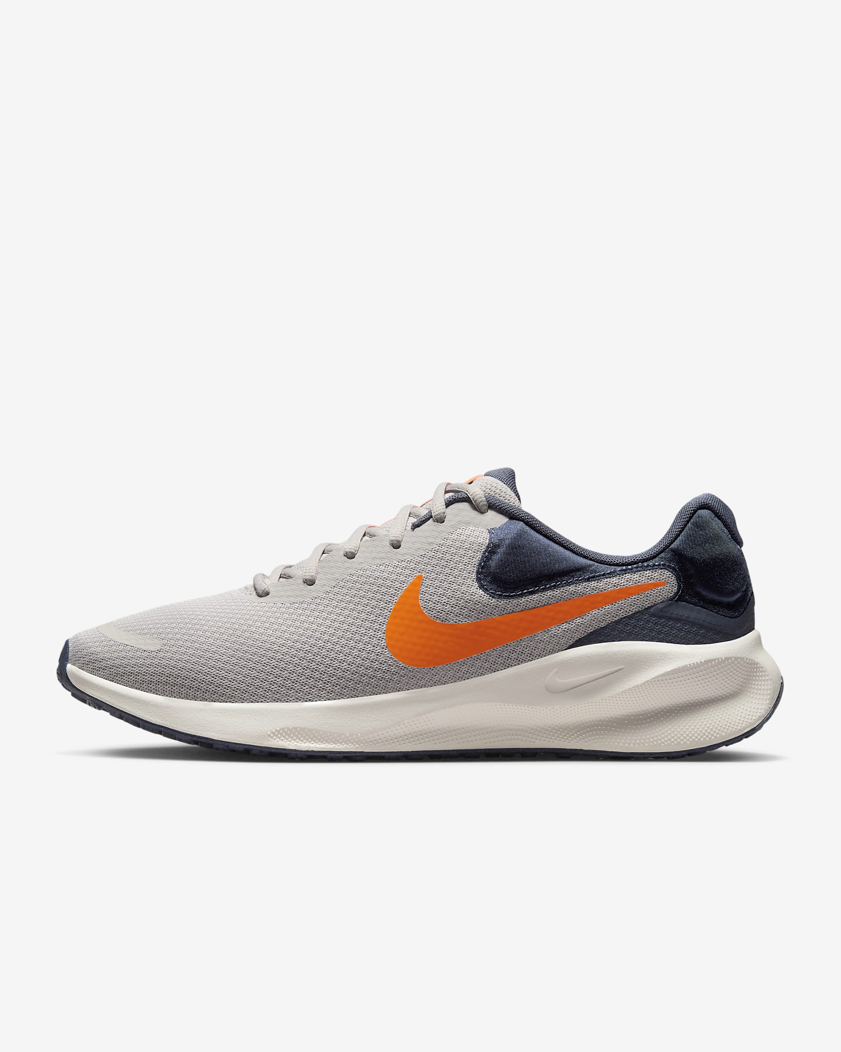 Nike Revolution 7 Light Iron Ore/Thunder Blue/Sail/Total Orange FB2207-009